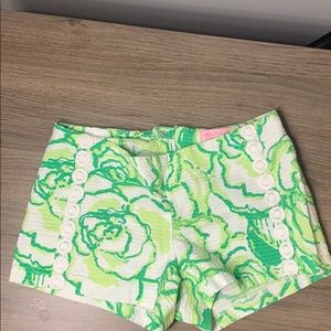 Lilly Pulitzer Green Shorts